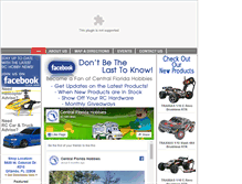 Tablet Screenshot of orlandohobbyshop.com